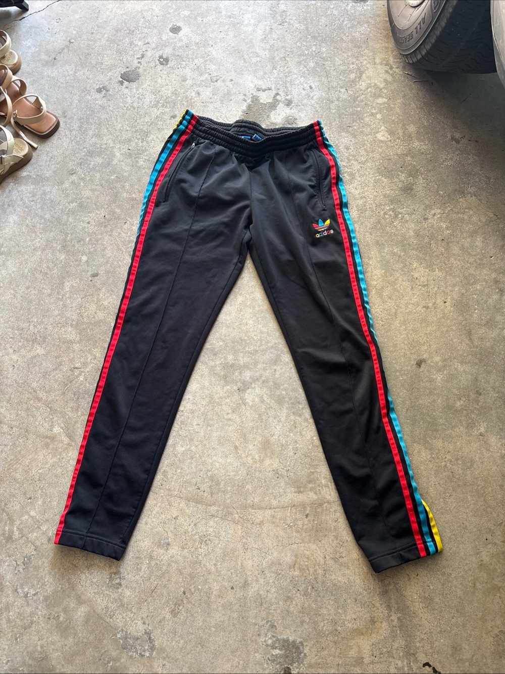 Adidas Rasta Track Pants Size Medium